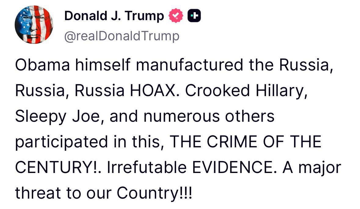 drawandstrike's tweet image. Trump knows what’s coming.
He knows it’s airtight.
Prepare for an avalanche of NeoCon Media, Inc. social media influencers telling you Trump needs to shut his mouth about this.
Ignore them.