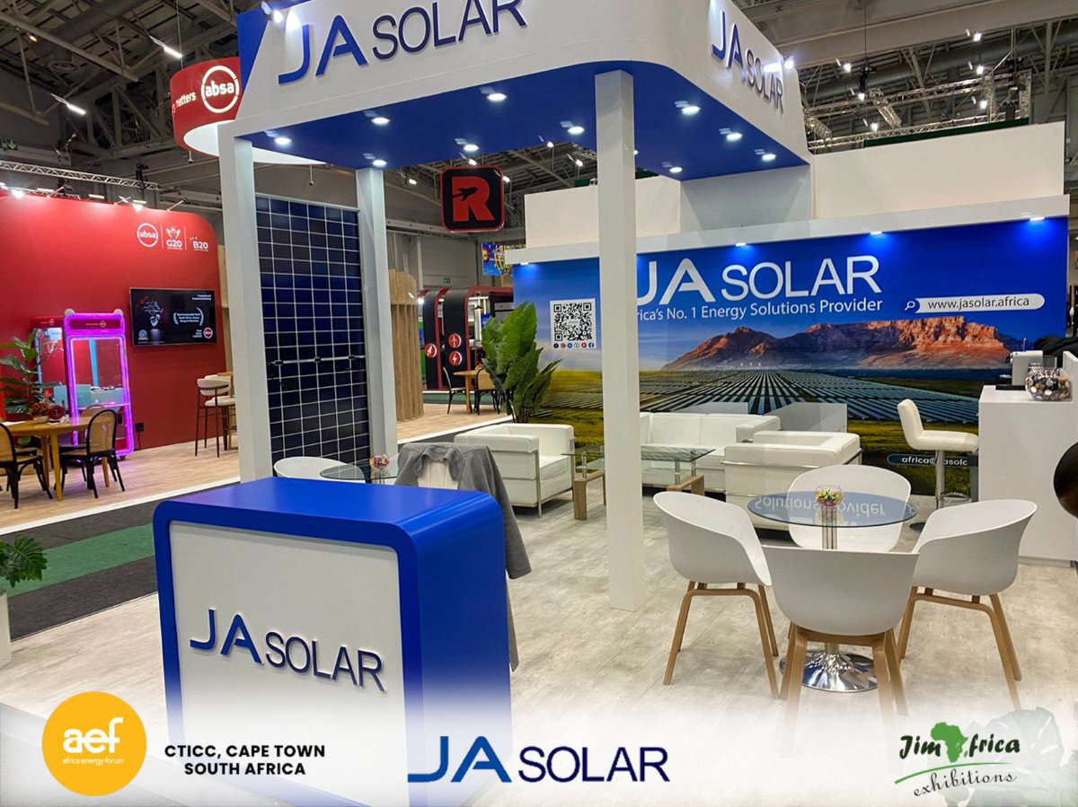 Jim Africa Exhibitions & Events East Africa (@jimafrica1) on Twitter photo We are grateful to <a href="/JASolarOfficial/">JA Solar</a> Africa for the continued partnership with us at ๐๐ณ๐ฟ๐ถ๐ฐ๐ฎ ๐๐ป๐ฒ๐ฟ๐ด๐ ๐๐ผ๐ฟ๐๐บ 17 - 20 June 2025, Cape Town South Africa .
We are available for projects in East Africa and Africa at large, contact us today:๐
#Exhibitiondesign We are grateful to <a href="/JASolarOfficial/">JA Solar</a> Africa for the continued partnership with us at ๐๐ณ๐ฟ๐ถ๐ฐ๐ฎ ๐๐ป๐ฒ๐ฟ๐ด๐ ๐๐ผ๐ฟ๐๐บ 17 - 20 June 2025, Cape Town South Africa .
We are available for projects in East Africa and Africa at large, contact us today:๐
#Exhibitiondesign