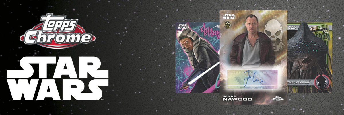 HobbyRecap's tweet image. 2025 Topps Chrome® Star Wars - Pre-Order #ad #starwars
➡️thetoppscompany.sjv.io/Z6vq0q