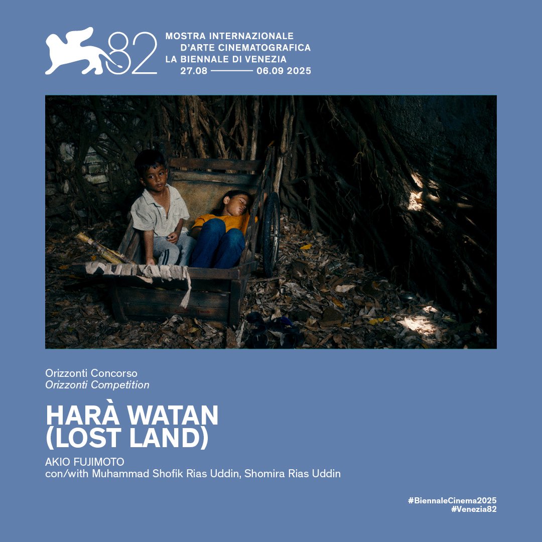 akio_fujimoto's tweet image. ついに発表されました。

新作長編『LOST LAND／#ロストランド』

第82回ベネチア国際映画祭でワールドプレミア上映が決定しました。オリゾンティ・コンペティション部門での選出です

ご関係者の皆さまおめでとうございます。監督として携わらさせていただきありがとうございます。…