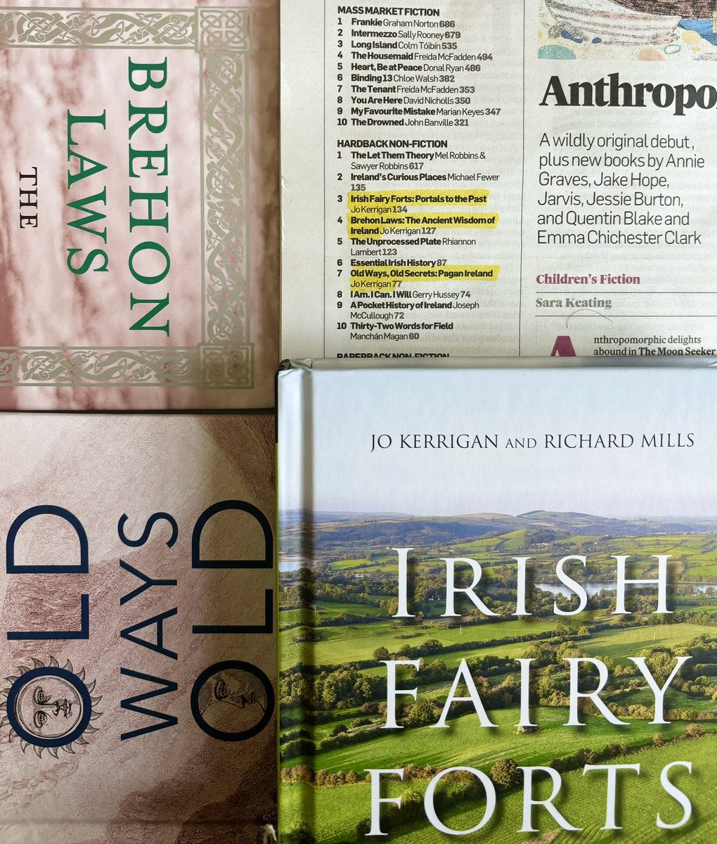 OBrienPress's tweet image. ‘Irish Fairy Forts’ is now back in stores after a short spell out of stock. 

If you missed it, now is your chance to dive into the fascinating folklore of fairy forts, from expert Jo Kerrigan and @RichardTMills. 

Order your copy of this phenomenal Irish bestseller today!