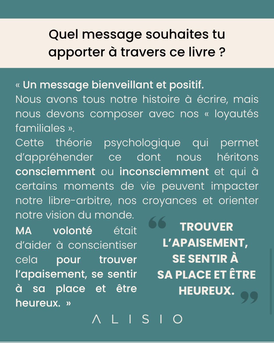 PSpanghero's tweet image. « Au nom du clan » prend vie ✨🙏🏻
Il y est question de nos loyautés familiales, de ce dont on héritage, de ce que l on désire transmettre et du chemin entre les 2 en conscience !
Chez @Alisio_editions
Sortie le 4 septembre
En pre commande ici 👇🏻
fnac.com/a21573793/Phil…