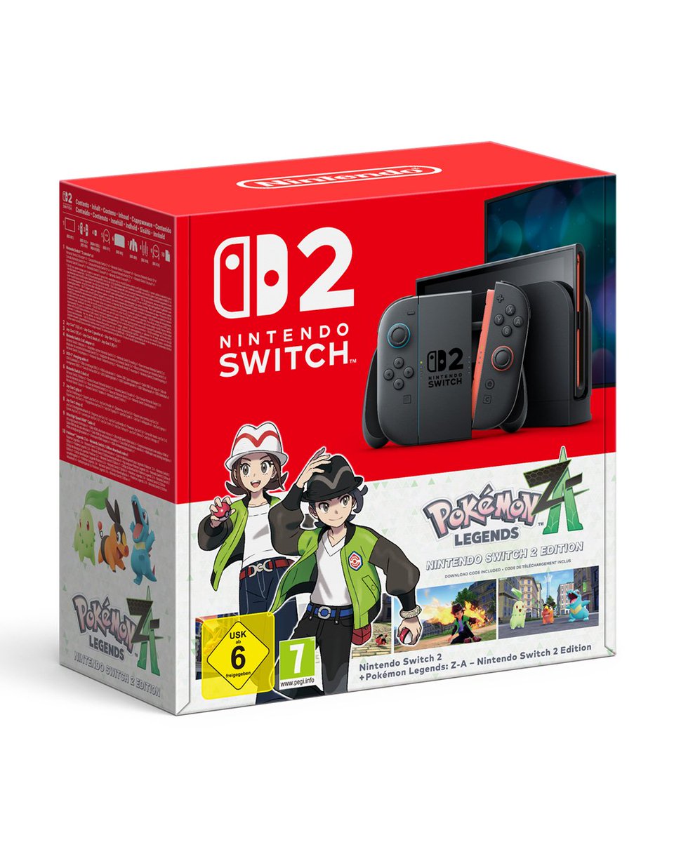 SerebiiNet's tweet image. Serebii Update: A bundle of Pokémon Legends Z-A and a Nintendo Switch 2 will be available on October 16th serebii.net
