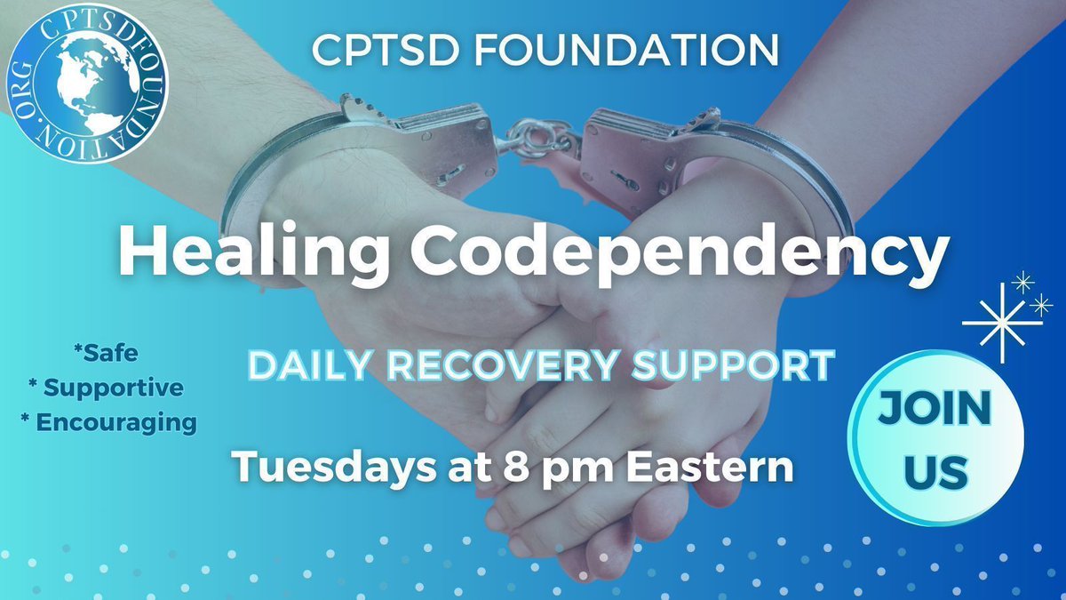 cptsdfoundation's tweet image. Experiencing trauma in childhood often correlates with codependency in later life.. Our trauma recovery support calls on codependency explores how and why survivors lose themselves in the relationships they have with family, romantic partners, and friends. buff.ly/3VmKbq1