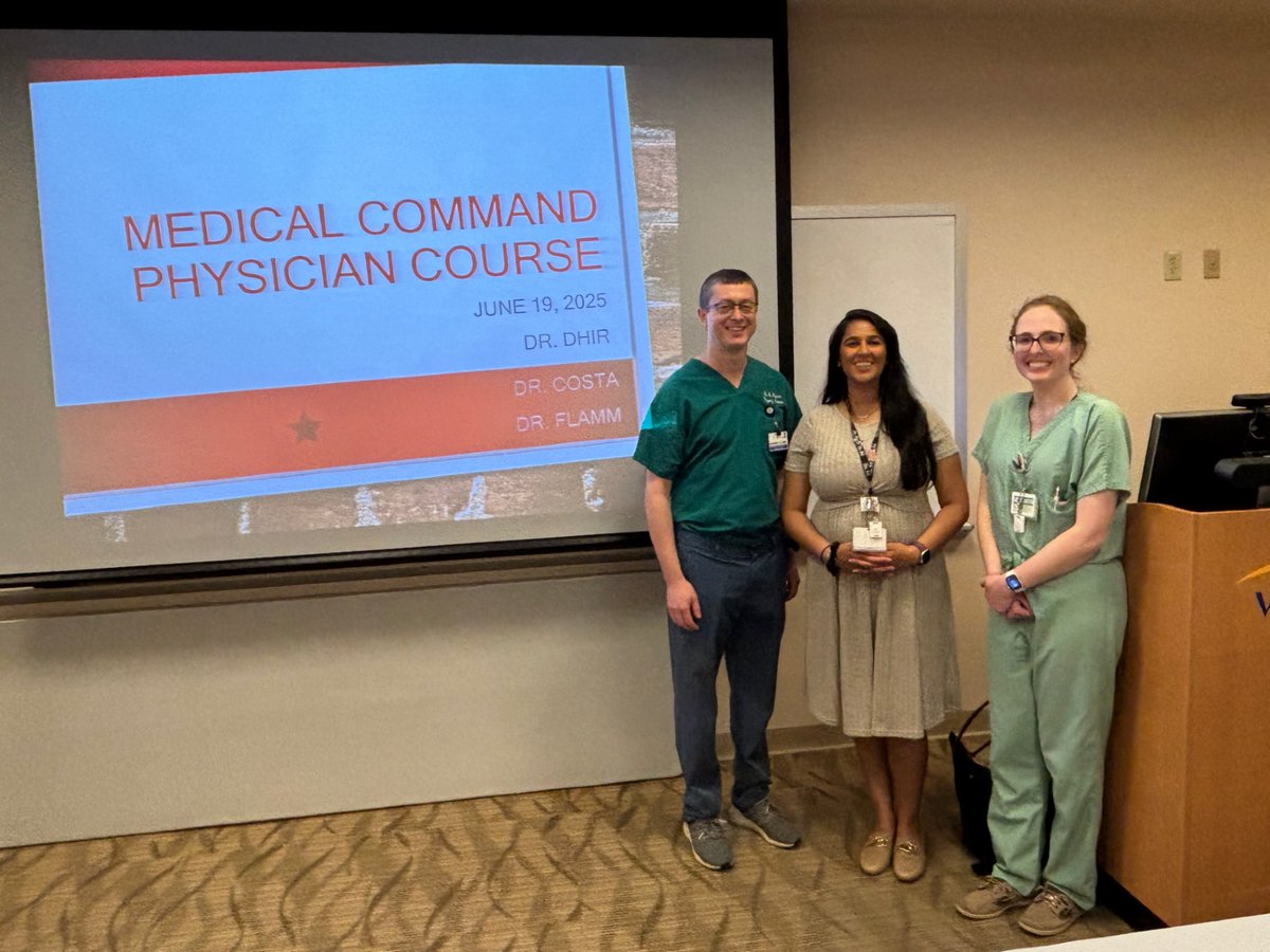 It's been a busy month for the EMS team at WellSpan Health York Hospital. On June 19, they held their Medical Command Training session, and on July 15, they held their EMS training day for the EM residents. #EMS #EMStraining