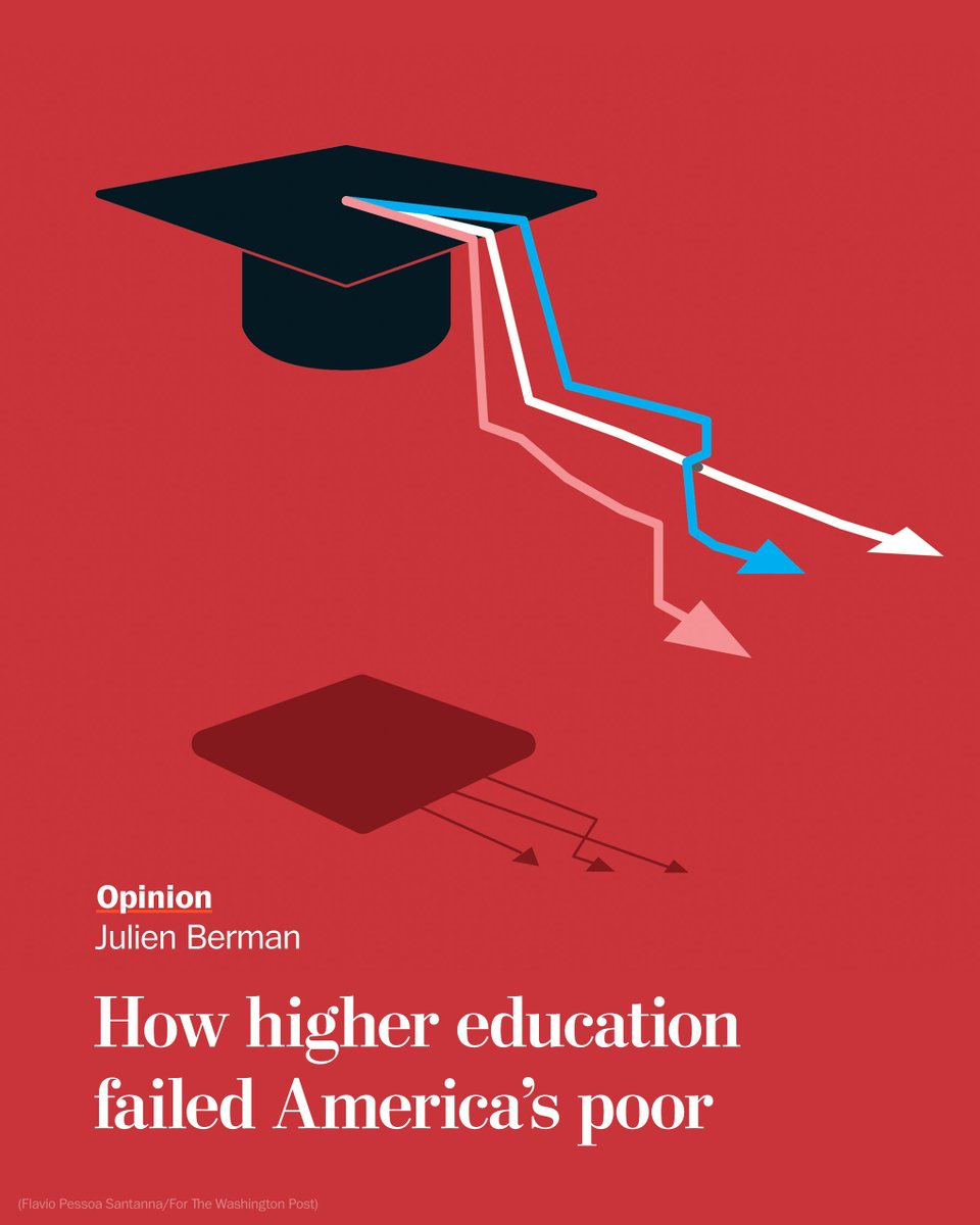 PostOpinions's tweet image. "The best investment you can make isn’t in stocks or real estate — it’s enrolling in college," @julien_berman writes.
"At least, if your family is rich. But for America’s poor, it’s not so simple." wapo.st/45cfM2y