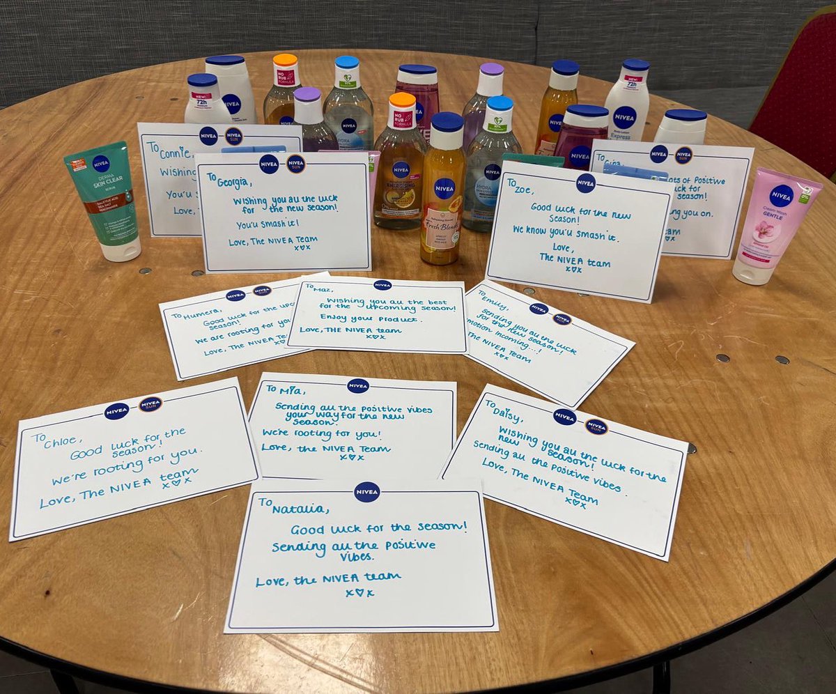 Solihull Moors Women (@smwfcofficial) on Twitter photo A huge thank you to <a href="/niveauk/">NIVEA UK & Ireland</a> for these lovely goodies and support! Ready to kick off the new season feeling fresh and confident 💙 A huge thank you to <a href="/niveauk/">NIVEA UK & Ireland</a> for these lovely goodies and support! Ready to kick off the new season feeling fresh and confident 💙