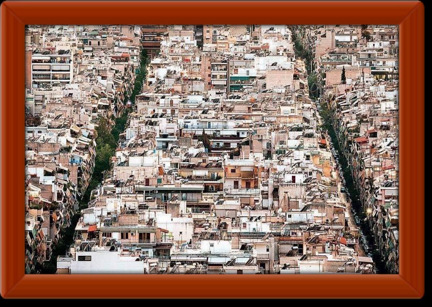 "Η Αθήνα του Εθνάρχη"
Λάδι σε καμβα.