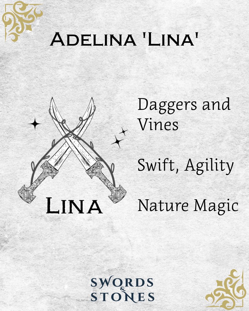 klynnhanson's tweet image. Chapter headers of SWORDS & STONES! I had so much fun designing these individual headers for our three POVs - Ren, Lina, and Gwen. These will be in both the ebooks and paperbacks ⚔️
