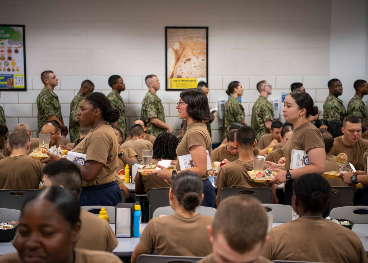 Some say boot camp has the best chow in the Navy. What’s your vote for best galley in the fleet?