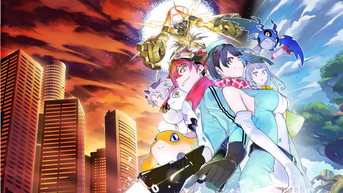 Caith_Sith's tweet image. No estéis tristes por el #PokemonPresents, el 5 de octubre sale DIGIMON STORY TIME STRANGER 💃