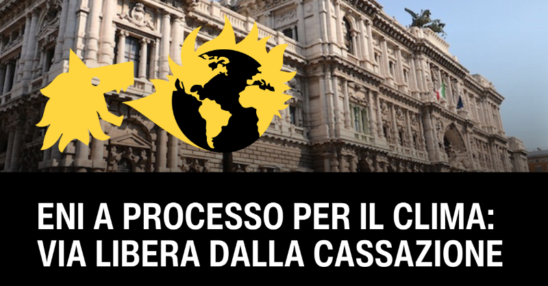 Greenpeace_ITA's tweet photo. VITTORIA STORICA PER IL CLIMA! 💚✊

La Corte di Cassazione dà ragione a Greenpeace Italia, @Recommon e alle 12 persone che hanno fatto causa a ENI. 

#LaGiustaCausa continua! 👇