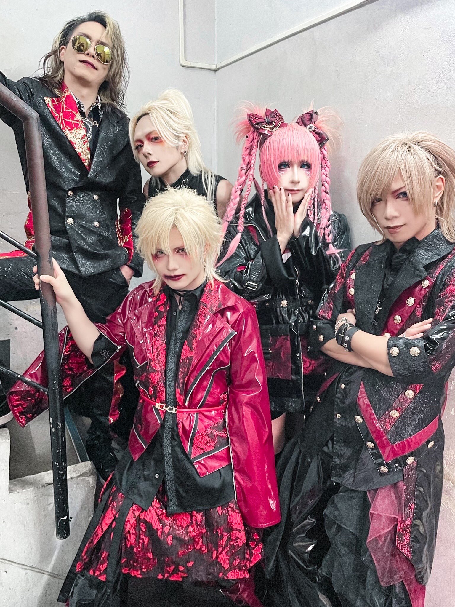 己龍 一色日和 屡流 チェキ 「わほーい」 V系 ヴィジュアル系 己龍 曲がりくね 一色日和 屡流 チェキ 「♡」 V系 ヴィジュアル