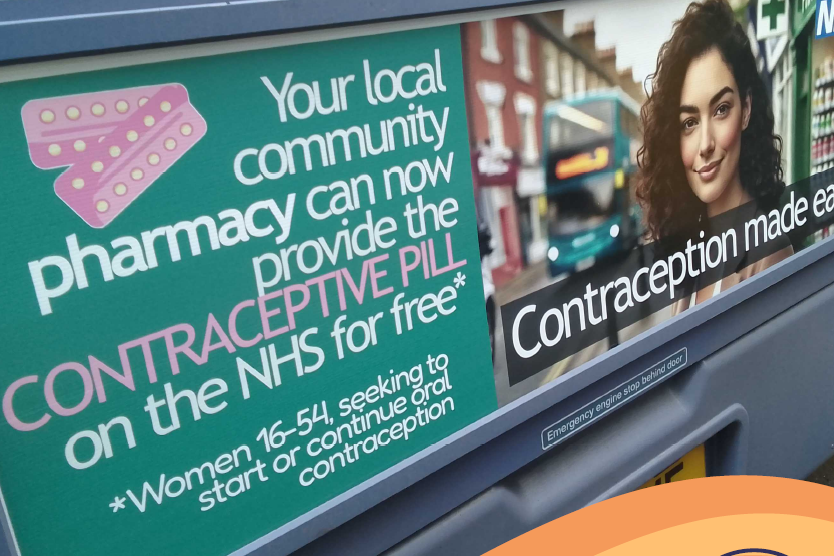 Pharmacy Contraception Service: Bus Advert Campaign - With 40 buses deployed in Coventry &amp; Warwickshire, the campaign reached over 277,000 individuals. This resulted in 65% coverage and over 1 milion impacts! arden.communitypharmacy.org.uk/our-news/pharm…