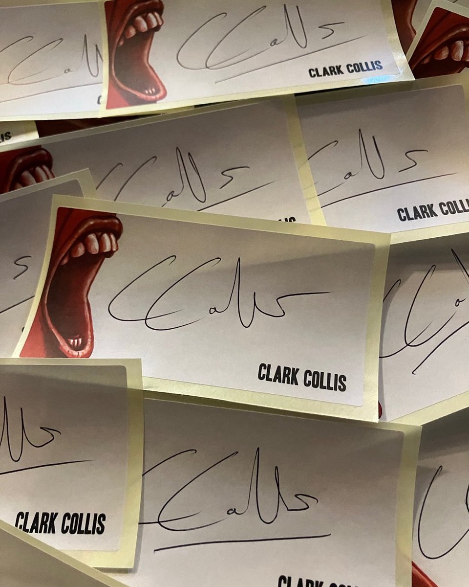 Clark Collis (@clarkcollis) on Twitter photo Signing these beauties on a rainy afternoon. Thanks as always to <a href="/1984Prods/">1984 Publishing</a> and artist <a href="/GhoulishGary/">Gary Pullin</a> Signing these beauties on a rainy afternoon. Thanks as always to <a href="/1984Prods/">1984 Publishing</a> and artist <a href="/GhoulishGary/">Gary Pullin</a>