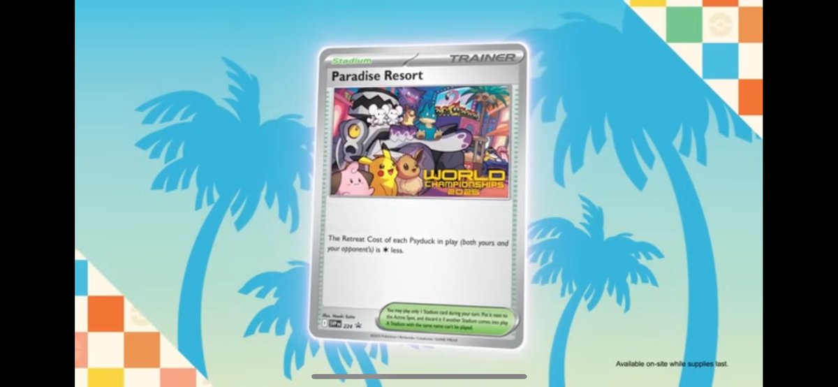 Excited to share news about Worlds again - what do you think of the champions line this year and new Paradise Resort card art?