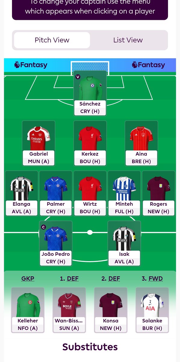 1ST draft done

Im sure 1000s more to come 😂

#FPLCommunity #fpl #fpldraft #PremierLeague