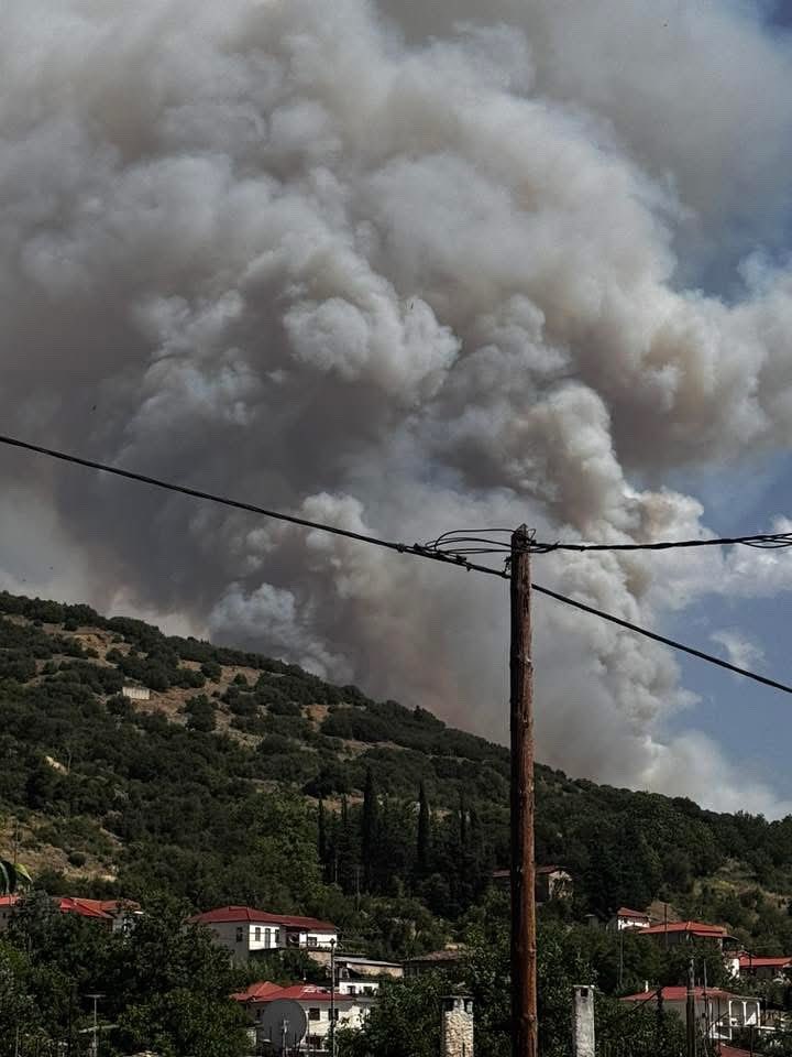 ForecastGreece's tweet image. 🔥Πολύ μεγάλη #πυρκαγιά στην περιοχή #καστανιά Κορινθίας
Φώτο : Φοιβος Σπέης