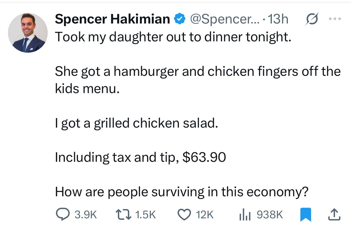 gnoble79's tweet image. His daughter is 18 months old and she went for the hamburger and chicken fingers. Sounds about right. @SpencerHakimian is a Fugazi. SpencerHakimian @Forbes @SteveForbesCEO @ForbesUnder30 @forbes @MartinaDiLicosa @amyfeldman