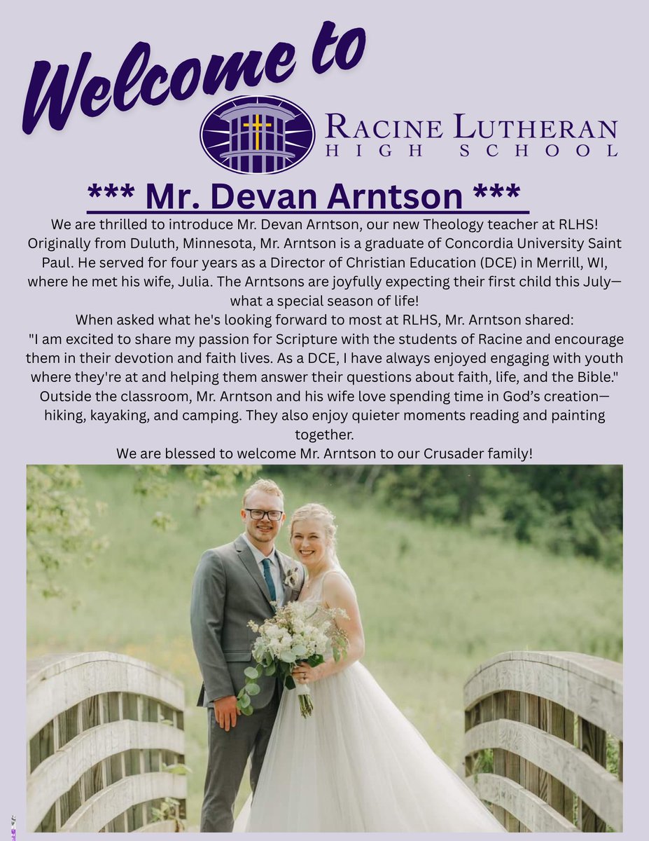 Racine Lutheran High (@rlhscrusader) on Twitter photo 