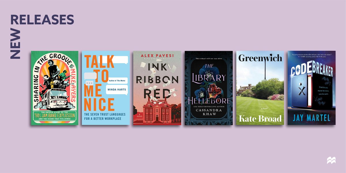 Macmillan Publishers (@macmillanusa) on Twitter photo These hot #NewReleases are hitting the shelves this week! Check out our latest must-reads by <a href="/casskhaw/">Cassandra Khaw is updates-only</a>, Kate Broad, Minda Harts, <a href="/pavesi_alex/">Alex Pavesi (Author)</a>, <a href="/themikeayers/">mike ayers</a>, and Jay Martel 📚
View them all at bit.ly/4kllwwm These hot #NewReleases are hitting the shelves this week! Check out our latest must-reads by <a href="/casskhaw/">Cassandra Khaw is updates-only</a>, Kate Broad, Minda Harts, <a href="/pavesi_alex/">Alex Pavesi (Author)</a>, <a href="/themikeayers/">mike ayers</a>, and Jay Martel 📚
View them all at bit.ly/4kllwwm