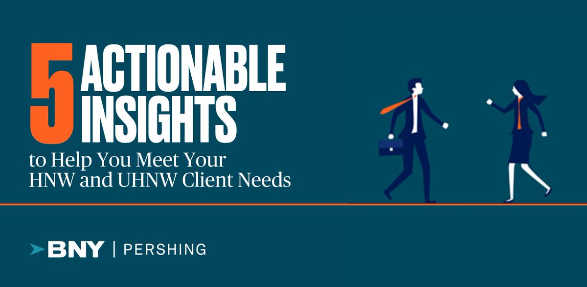 Pershing's tweet image. Where do advisors and investors see eye-to-eye and where do their opinions diverge? Partnering with @wealth_mgmt, we surveyed advisors and their HNW and UHNW clients about service, expertise, and satisfaction—comparing both groups' views on these topics.
Learn more:…