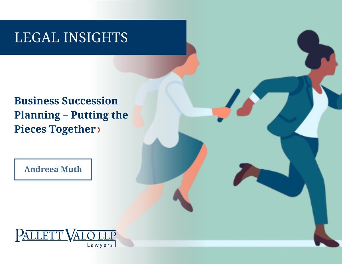 Andreea Muth’s latest blog is the third in a three-part series and explores how owners can align their goals and motivations with the options available to create a tailored succession plan. Read more: ow.ly/LnPw50WrQP9
