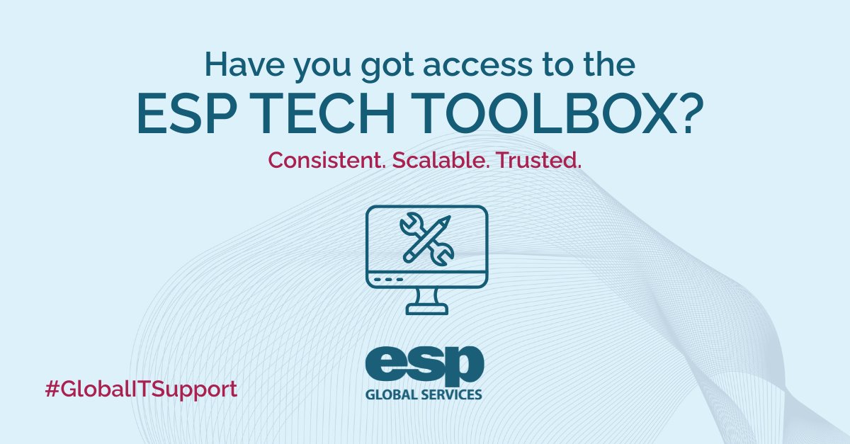 ESP's platforms are reshaping how IT support is delivered at scale: Click2Fix - instant issue reporting, Scan2Fix - mobile incident reporting, ADA (Advanced Data Analytics) - real-time service insights, and AirportNow - end-to-end IT service management  loom.ly/jes1YH4