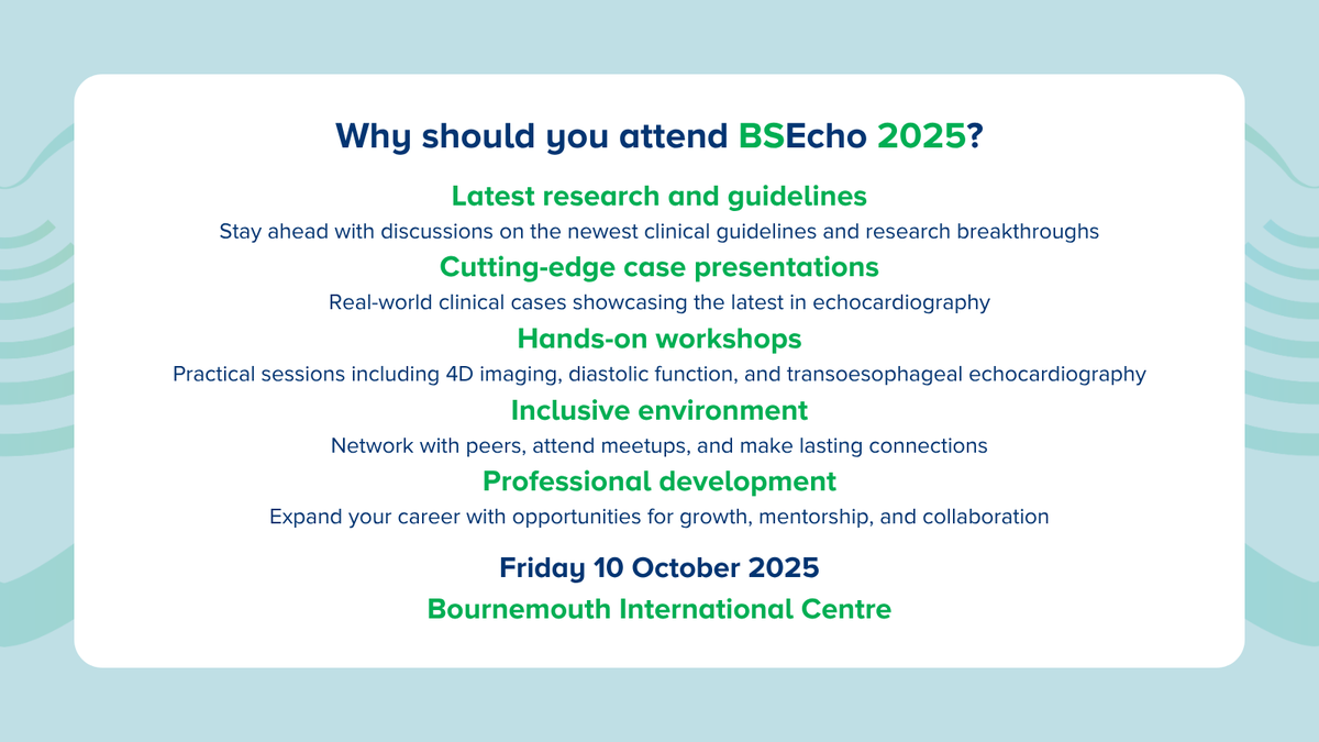 BSEcho's tweet image. Still pondering whether BSEcho 2025 is for you?
Check out our top five reasons why this year's conference is the place to be 👇🏻
Register now at early bird rates: ow.ly/Ec2G50Wt5w7