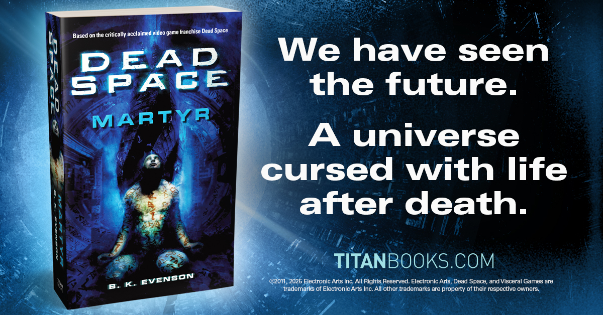 TitanBooks's tweet image. πΈ Dive into the origins of Dead Space with DEAD SPACE: MARTYR! Set centuries before the main series, this thrilling prequel uncovers the birth of Unitology and the dark secrets behind the Black Marker.
Order your copy now: bit.ly/4jUHg2h