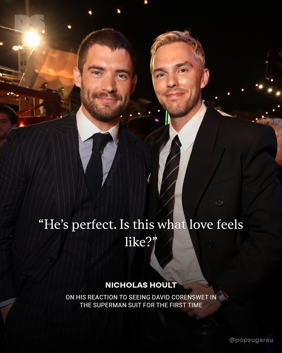sydglenx's tweet image. nicholas hoult in love with david corenswet confirmed