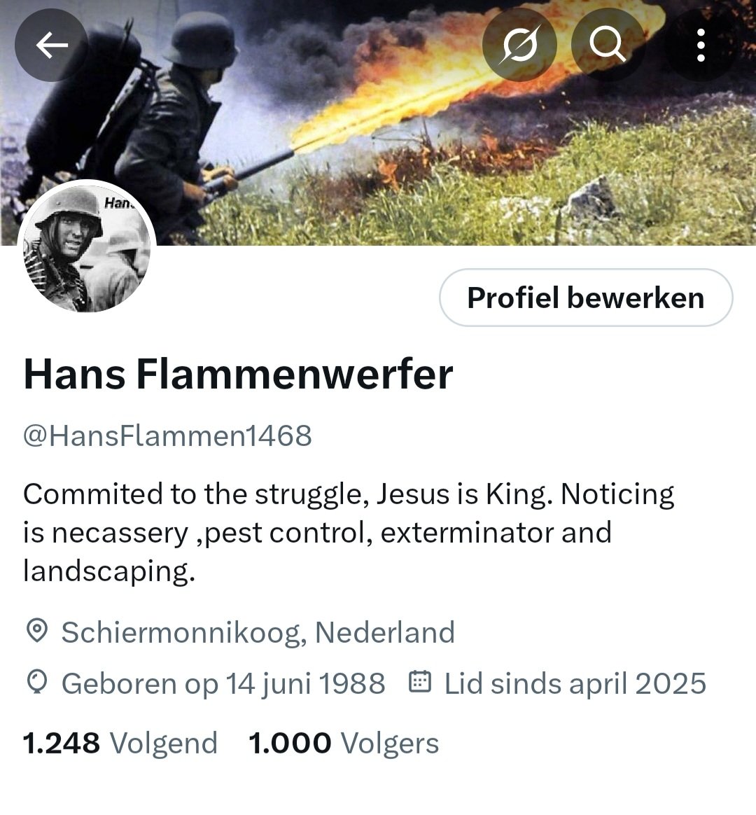HansFlammenS110's tweet image. They suspended That Hans, appeal is made but fat chance that will work, so Hans get ze Flammenwerfer and repeat ze History