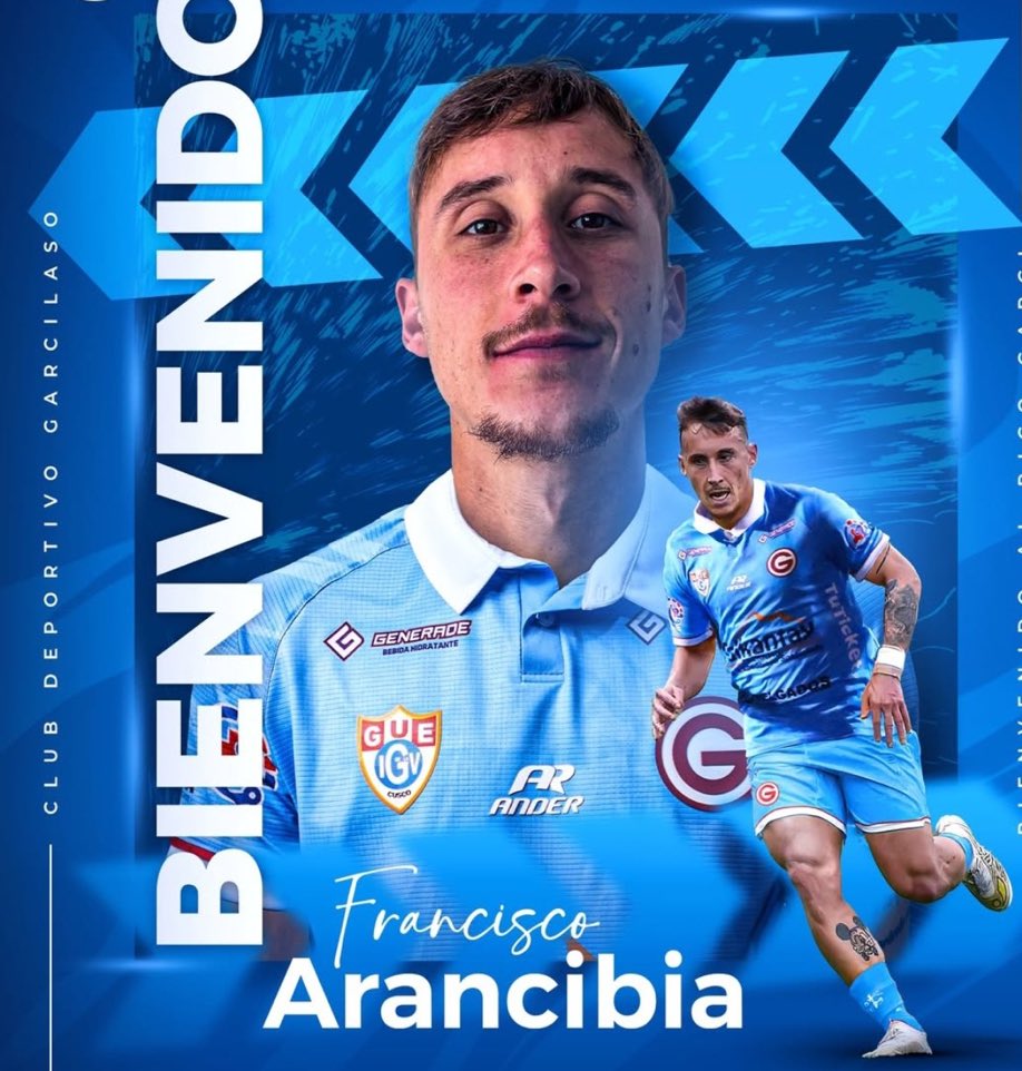 RodrigoQta's tweet image. ⚽️🇨🇱 En un mercado nacional muy dormido, por ahora, en esta ventana. Francisco Arancibia (28|🇨🇱) se va a la Primera División de 🇵🇪 para jugar en Deportivo Garcilaso (no confundir con el ex Real Garcilaso).
Tuvo la oportunidad en la #UC y no logró consolidarse.Segunda salida de 🇨🇱