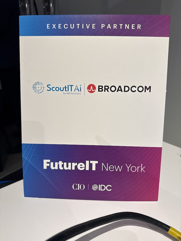 Still buzzing from an incredible day at #FutureIT NYC last week!
 
If we missed you at the show and you're curious about how ScoutITAi by A&amp;I can help you transform data into intelligent, actionable insights, let’s connect!
