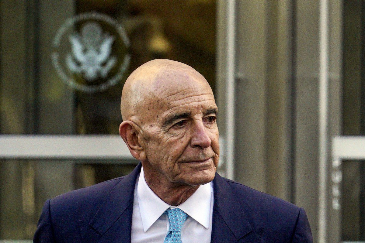 Osint613's tweet image. Tom Barrack, in an interview with AP, said Israel would rather see Syria “fragmented, divided, and not a strong central state.” However, he added, “I think all the minority communities are smart enough to say, ‘We are better off together, concentrated.’”
This guy has been…