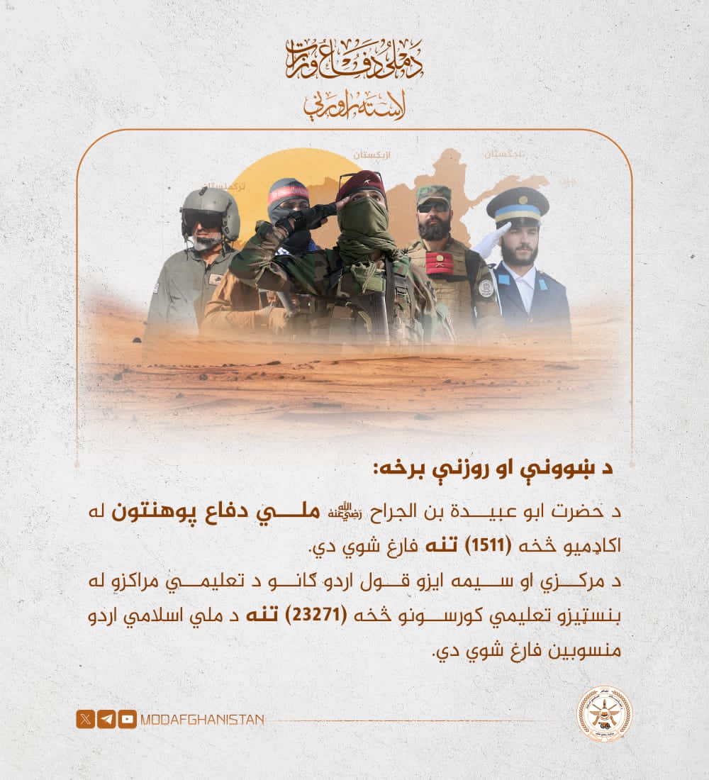 #ملي_دفاع_وزارت
#لاسته_راوړنې
#دستاوردها
