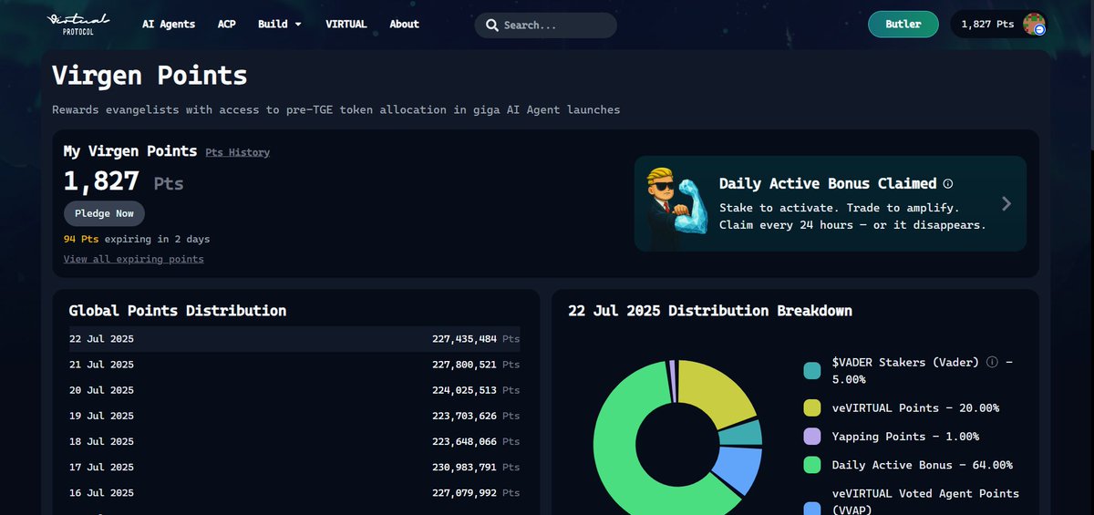 Dvajand's tweet image. Guys, back to yapping about @virtuals_io
Some points that I can share with my experience so far:
• Make sure to take profit in between and embrace the cooldown period
• Analyze the projects you plan on pledging towards
My third session after 2 cooldowns begins! 💪
Any…