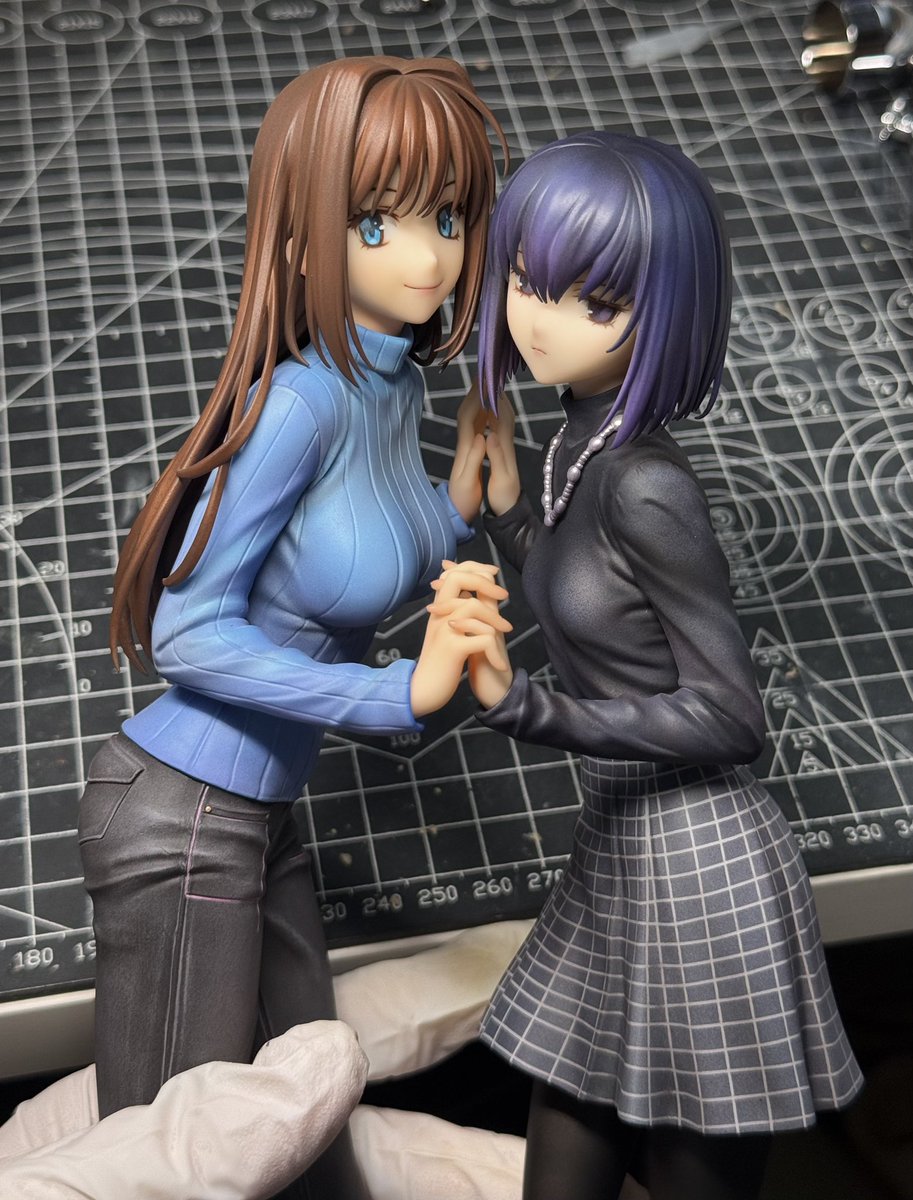 fetter90's tweet image. 久遠寺有珠&蒼崎青子 私服Ver.
完成しました!#WF2025S で展示、販売予定です。
卓番 4-16-13 Cosmic Fantasy Zoo
撮影が完了次第、また告知します。よろしくお願いします!
#魔法使いの夜