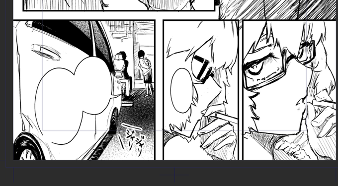 ジャリジャリ🚗(アスファルトの音)(タイヤを切りつける) 