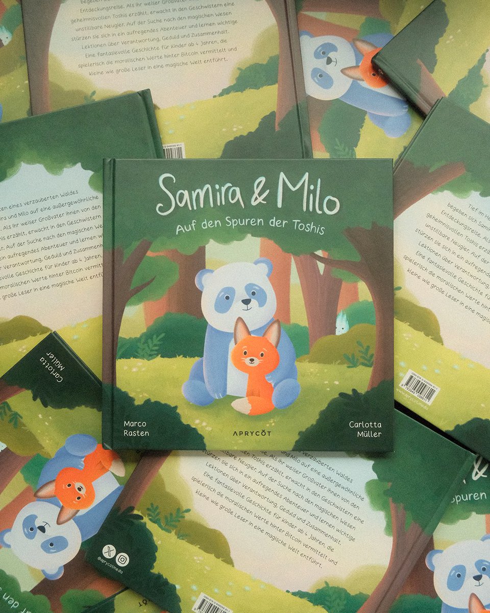 carlottadesigns's tweet image. Mein großes Herzensprojekt wird endlich Wirklichkeit💫

Samira &amp;amp; Milo - Auf den Spuren der Toshis ist ab sofort erhältlich🐼🩵🦊

aprycot.media/shop/samira-mi…