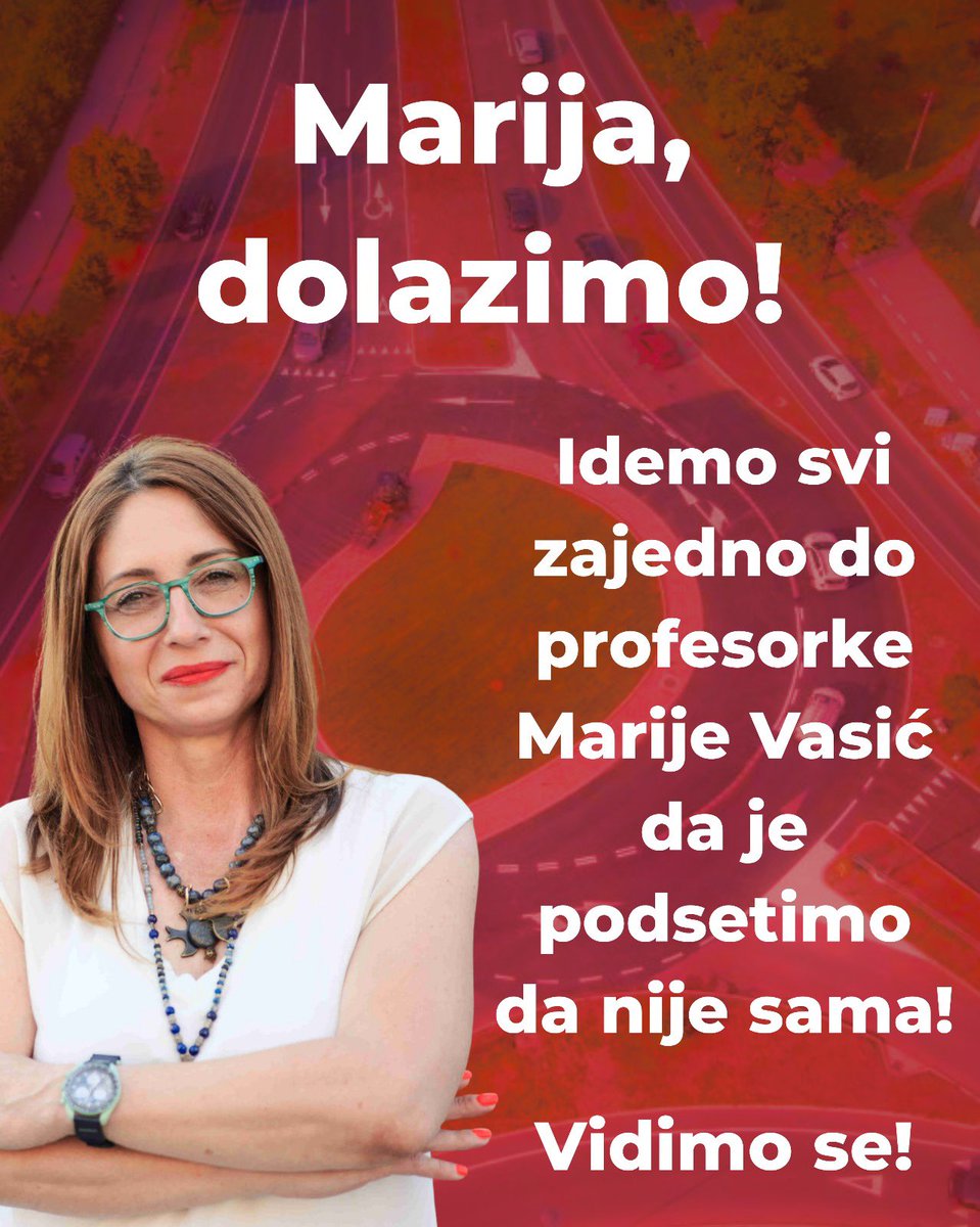 BlokadaFFUNS's tweet image. Prijatnije temperature iziskuju i blokade sa sobom🫣
Večeras pružamo podršku našoj saborkinji Mariji Vasić!
Vidimo se na Turbo kružnom toku u 20č
