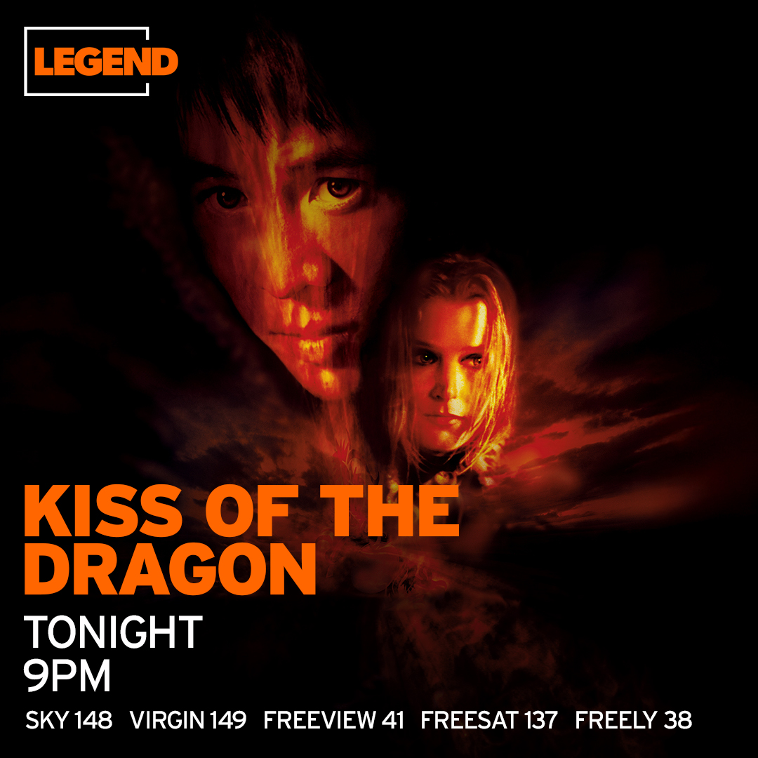 Legend__Channel's tweet image. A Chinese detective (Jet Li) travels to Paris in search of the head an international drug ring, but ends up framed for murder by a corrupt French cop at 9pm, get ready for martial arts adventure in Kiss of the Dragon.
@FreeviewTV 41, @freesat_tv 137, @skytv 148, @virginmedia 149,…