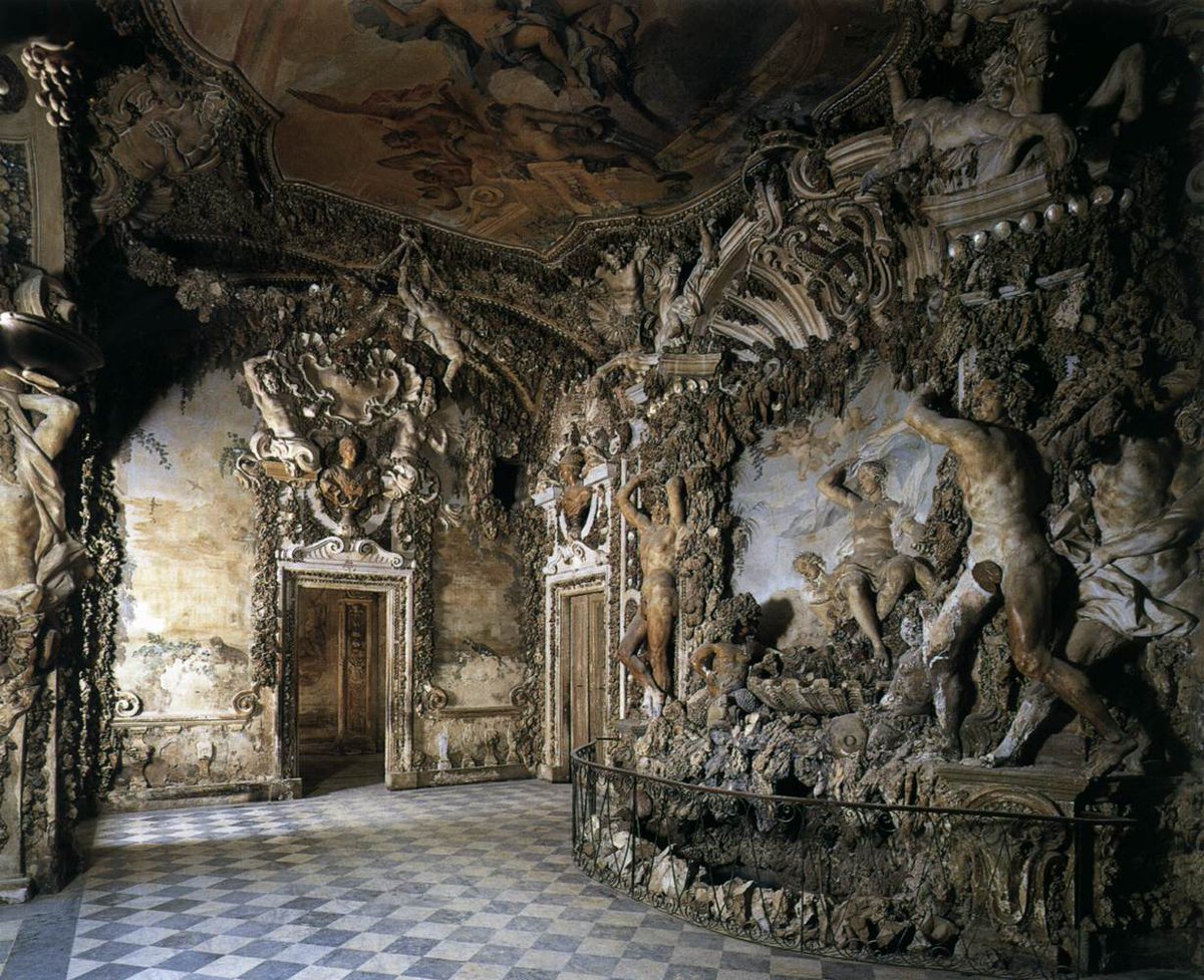 Fascinate_Hist's tweet image. The "Grotto" room within the Palazzo Corsini in Florence, Italy, which opened in 1656.
Bring Baroque Back.