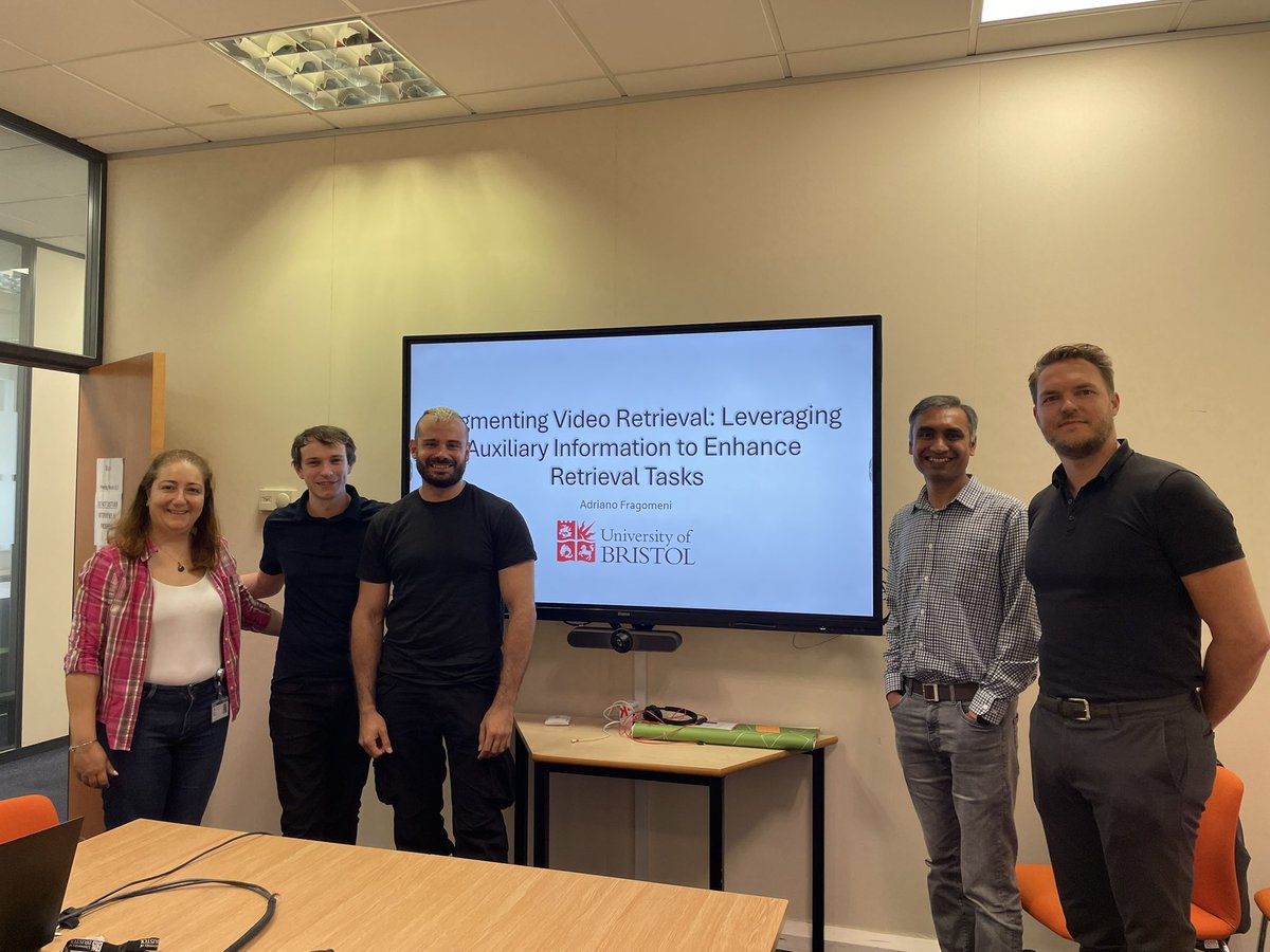 Dima Damen (@dimadamen) on Twitter photo Many thanks <a href="/PascalMettes/">Pascal Mettes</a> <a href="/UvA_IvI/">Informatics Institute University of Amsterdam</a> for visiting us <a href="/BristolUni/">University of Bristol</a> to examine (now Dr) Adriano Fragomeni (supervised by myself and <a href="/mwray0/">Michael Wray</a>) and give a great talk on hyperbolic deep learning. Enjoyed your visit Many thanks <a href="/PascalMettes/">Pascal Mettes</a> <a href="/UvA_IvI/">Informatics Institute University of Amsterdam</a> for visiting us <a href="/BristolUni/">University of Bristol</a> to examine (now Dr) Adriano Fragomeni (supervised by myself and <a href="/mwray0/">Michael Wray</a>) and give a great talk on hyperbolic deep learning. Enjoyed your visit