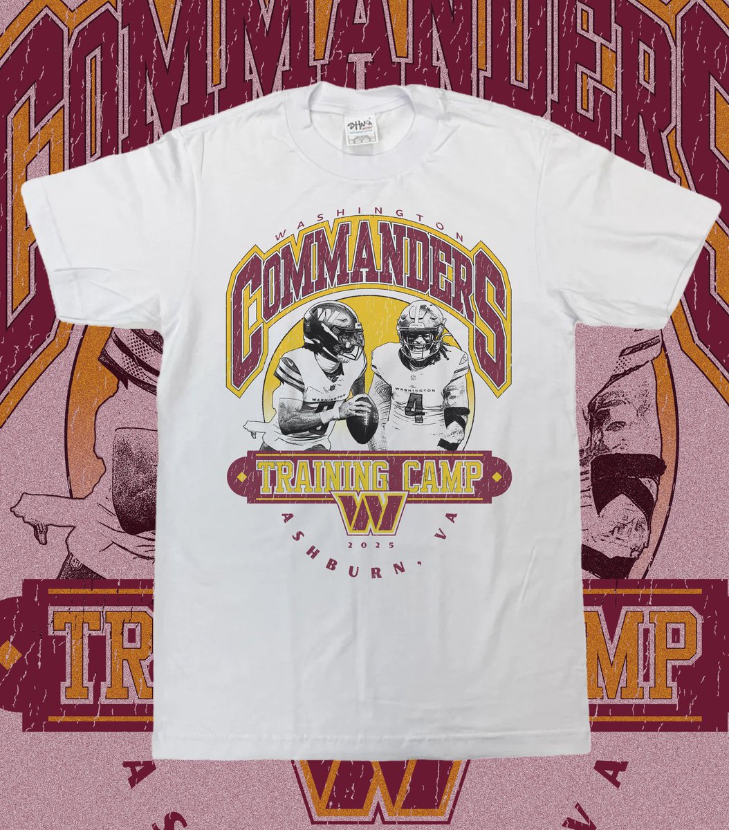 RealDannyOcean's tweet image. sorry guys, I really wanted to get this done by Training Camp but the guy I use to make shirts is slammed and I waited too long due to vacation and work. I hope I can get something made before the first game. #Commanders #RaiseHail