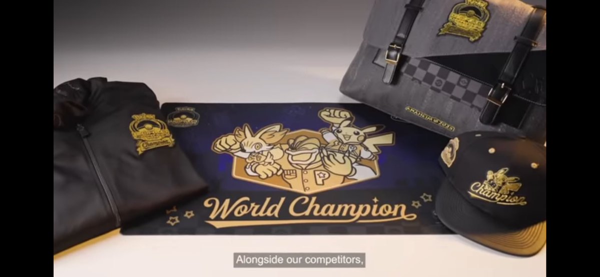 Ewok_Padawan's tweet image. Poco se habla de esto pero, además del trofeo, un kit de campeón que está 100000/10
#PokemonWorlds #Anaheim2025
