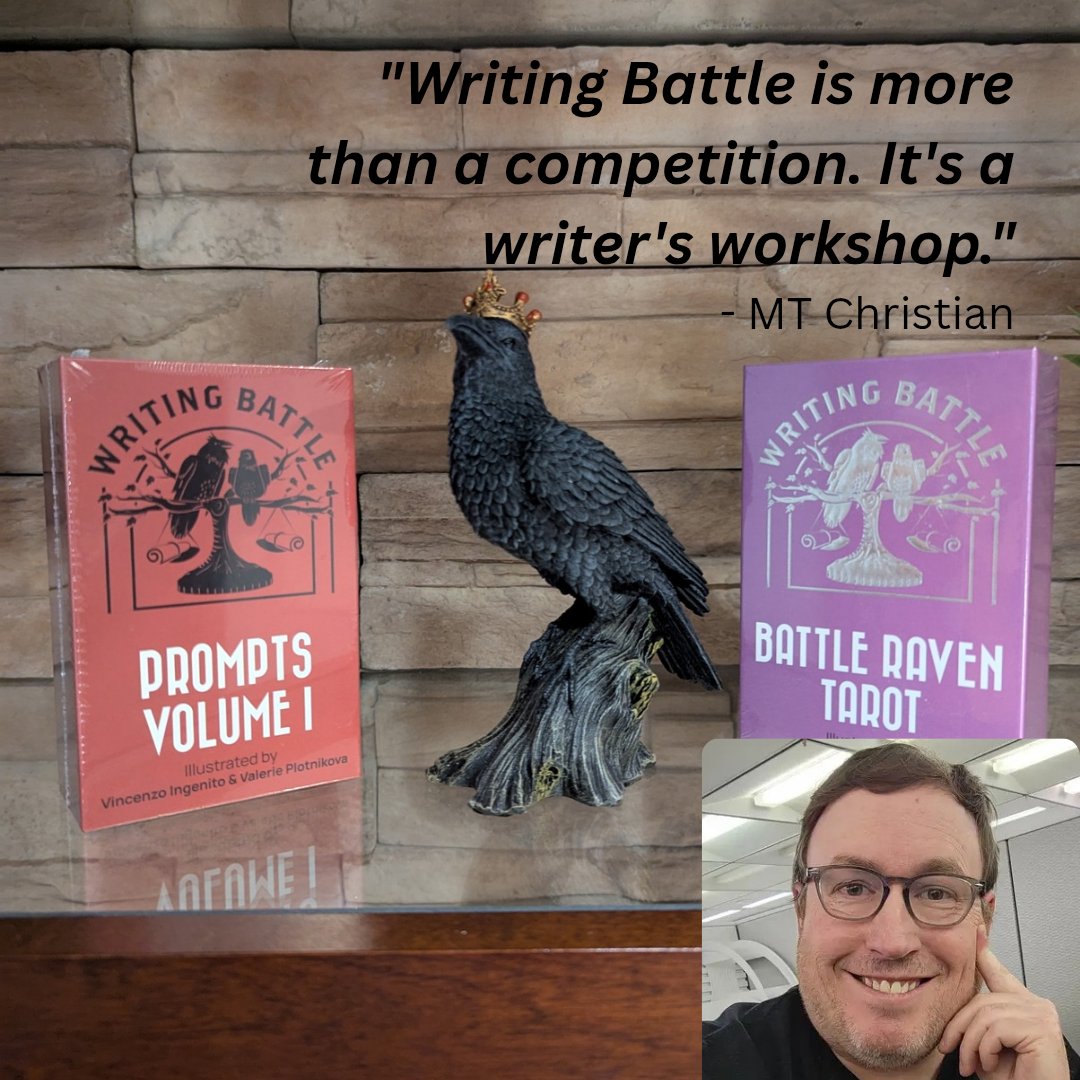WritingBContest's tweet image. Writing Battle is more than just a writing competition.
It’s a writers’ workshop.
With vibrant and active participants, Writing Battle is a place to learn.
Our Debrief fosters thousands of pieces of feedback.
Our Forums are bustling with helpful advice.
Our peer-judged…