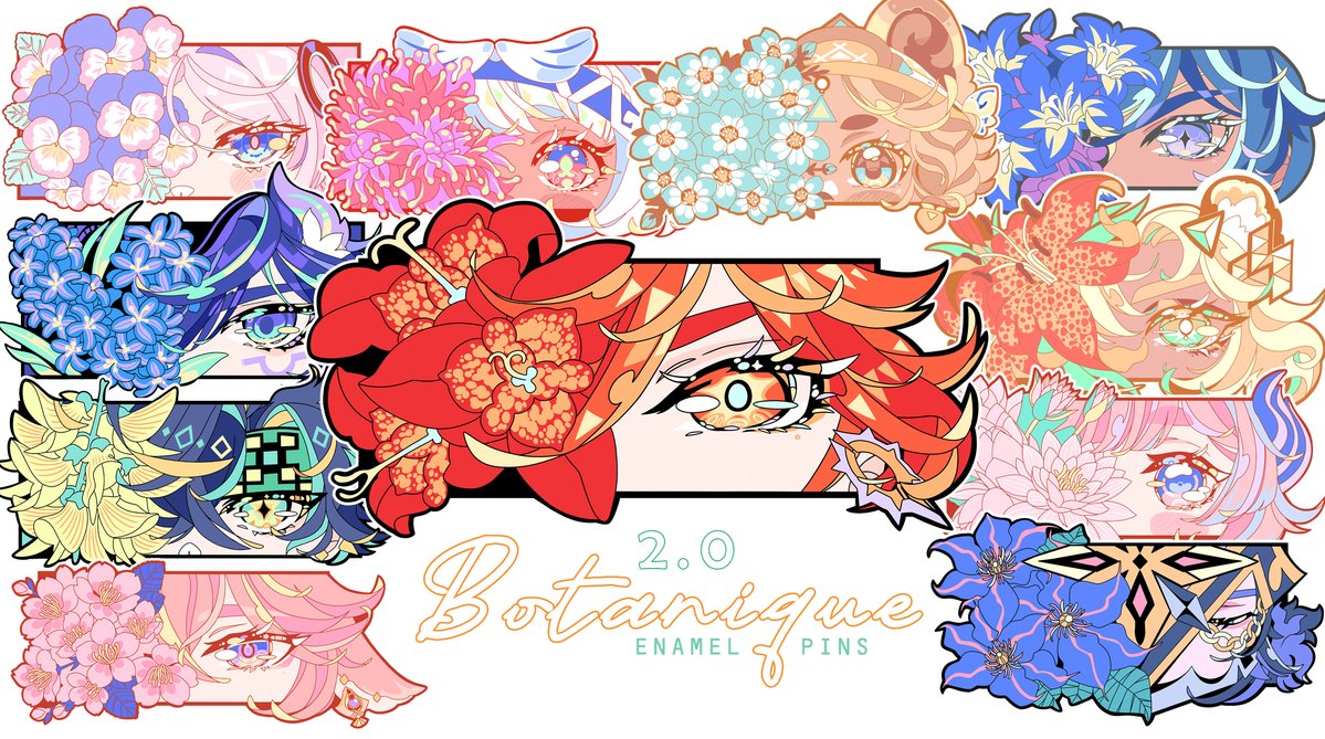 . ݁₊ ⊹ . ݁  N o w   ⟡   a v a i l a b l e ! !  . ⊹ ₊ ݁.

ALL Genshin Impact enamel pins are now up for pre💛rder at my st💛re!!

. ݁₊ ⊹ . ݁Until the 10th of August. ⊹ ₊ ݁.