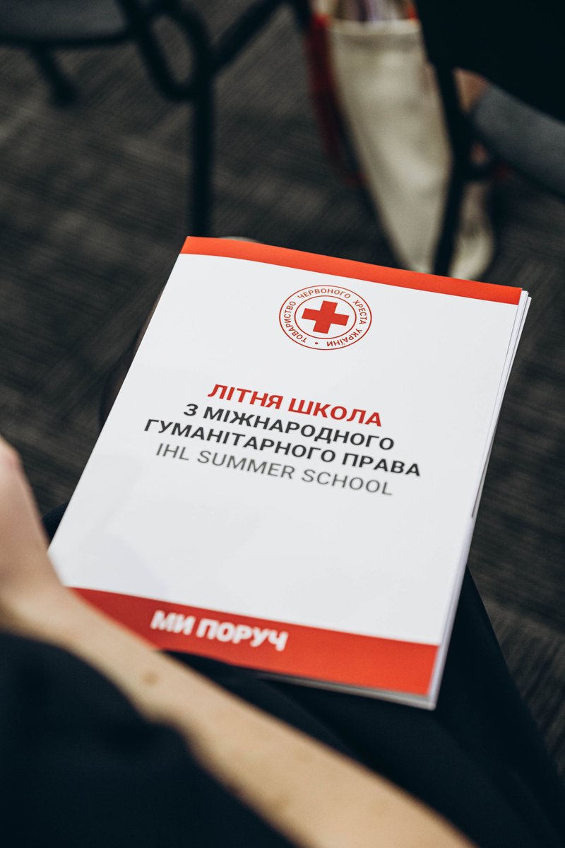 ICRC_ua's tweet image. Over 60 participants joined the 2025 IHL Summer School, organised by @RedCrossUkraine.
Authorities & Movement partners discussed how IHL applies in today’s conflicts. “We continue to support national efforts to strengthen and promote IHL,” said our colleague Natalya Wells.