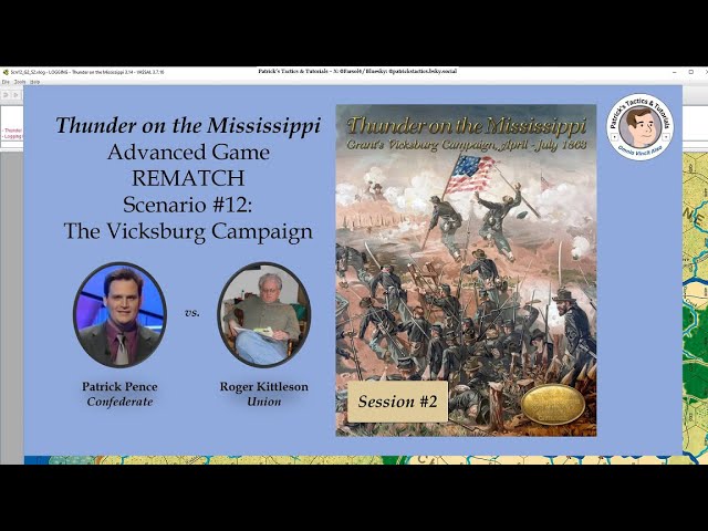 Farsol4's tweet image. I got distracted and almost forgot to finish editing Session #2 yesterday!
Grant has crossed Bayou Pierre in force, and now awaits Sherman's arrival to make a play for Grand Gulf.
#GCACW @MultiManPub
youtu.be/I_YV1quFfFo